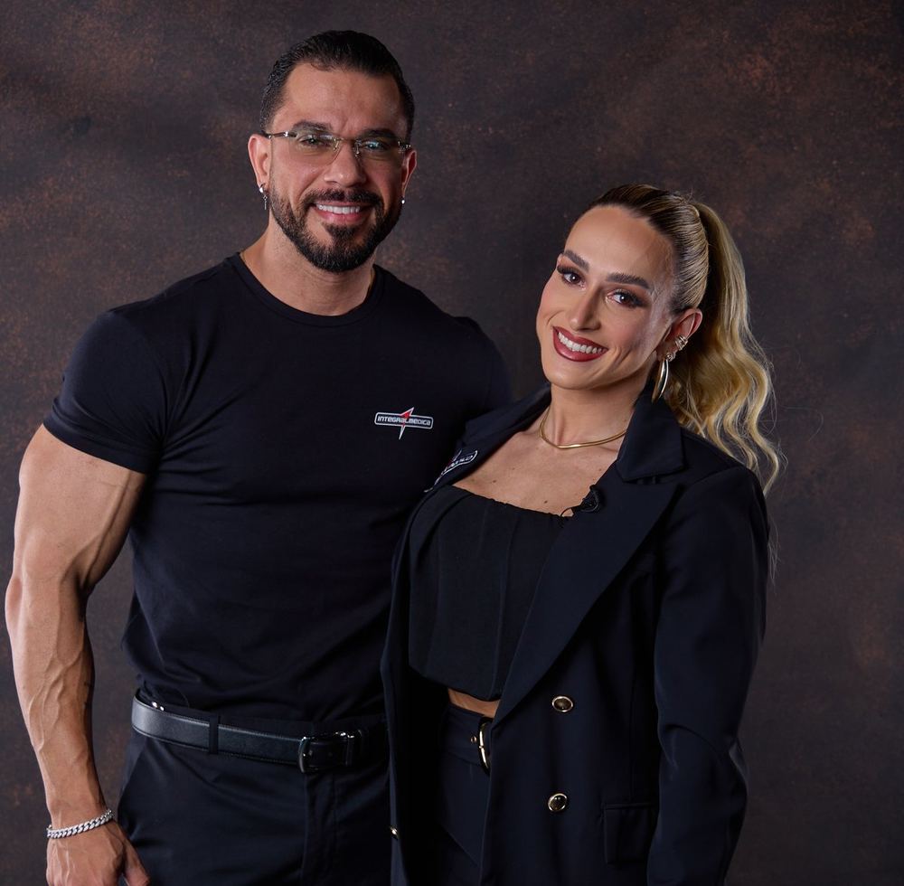 Rayane Fogal e Antônio Luiz, seu treinador e marido
